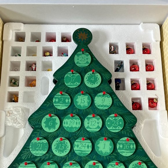 Hallmark 2005 "Christmas At Last!" Countdown Advent Calendar Tree Mini Ornaments - Picture 15 of 15